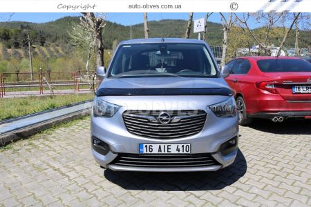 Bonnet deflector flyswatter Opel Combo 2019-... - type: turkey фото 7