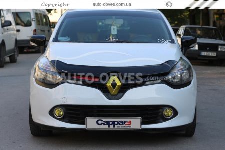 Дефлектор капота мухобойка Renault Clio IV 2012-2019 - тип: турция фото 4