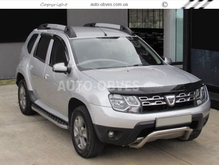 Azard Дефлекторы окон на Renault Duster I '10-18 (ПК, накладные)