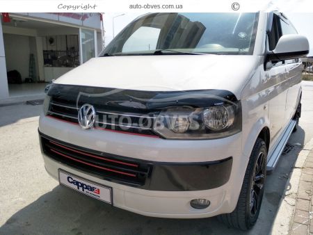 Hood deflector flyswatter Volkswagen T5 2010-2015 - type: Turkey фото 5