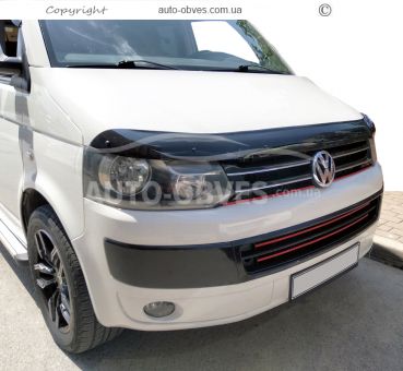 Hood deflector flyswatter Volkswagen T5 2010-2015 - type: Turkey фото 7