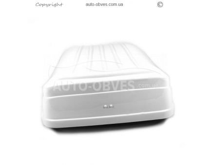 Auto box aerobox 390 liters 147*83*36cm - type: rich white gloss фото 4