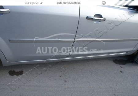 Cover moldings door Ford C-max stainless steel фото 1
