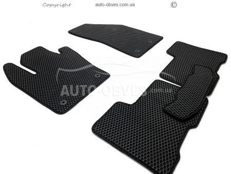 Floor mats for Jeep Renegade 2014-... black 4 pcs - type: Eva фото 0