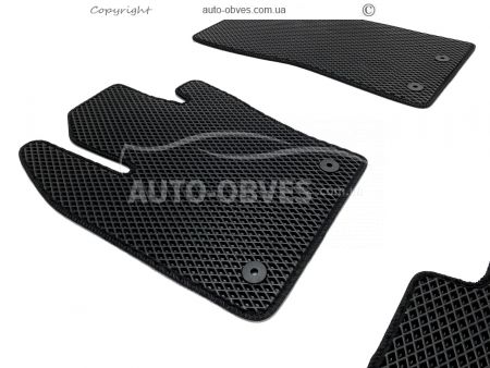 Floor mats for Jeep Renegade 2014-... black 4 pcs - type: Eva фото 3