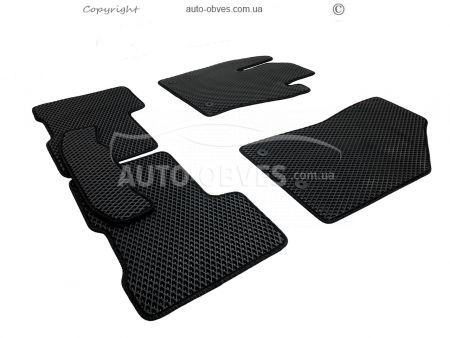 Floor mats for Jeep Renegade 2014-... black 4 pcs - type: Eva фото 2