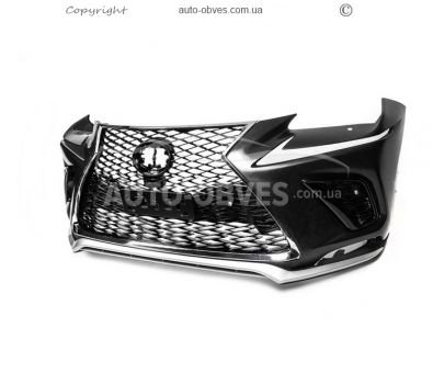 Бампер Lexus NX - тип: з ґратами в рестайлінг дизайні фото 0