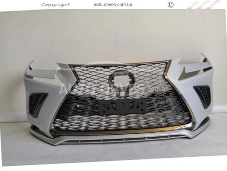 Бампер Lexus NX - тип: з ґратами в рестайлінг дизайні фото 3