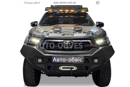 Передній бампер силовий для Toyota Hilux 2020-... фото 4