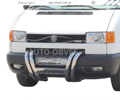 Front bumper protection VW T4 фото 0