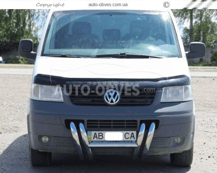 Front bumper protection VW T5 2004-2010 фото 1