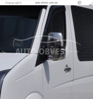 Накладки на зеркала Volkswagen Crafter нержавейка фото 3