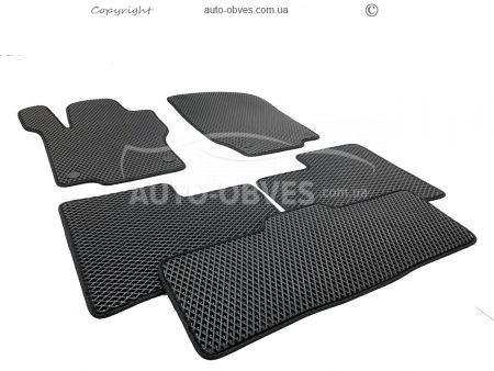 Floor mats Mercedes GL 164 2006-2012 5 seats black 5 pcs - type: Eva фото 0