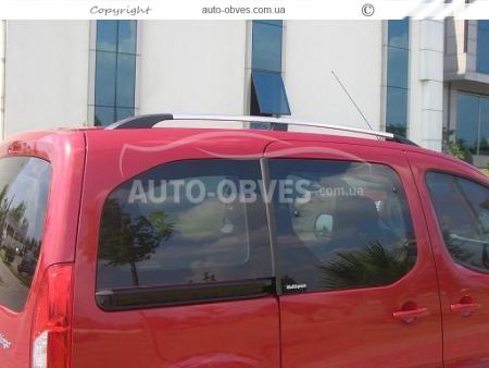 Roof rails Peugeot Partner 2008-2014 - type: abs mounting фото 4