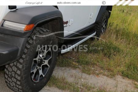 Jeep Wrangler Footpegs - Style: Range Rover фото 3