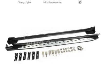 Side steps Kia Sorento UM 2015-2020 - type: ml style 2 pcs фото 1