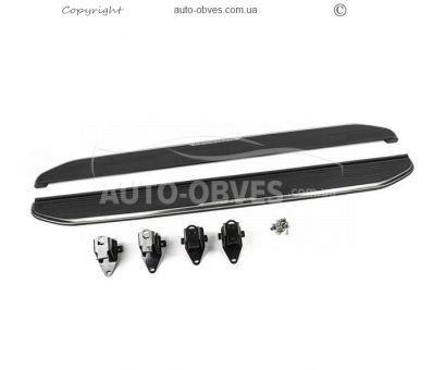 Боковые подножки Range Rover Evoque 2011-2020 - тип: oem v3 2 шт алюминий фото 2