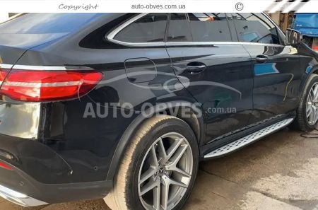 Side steps Mercedes GLE coupe c292 2015-2018 - type: oem фото 3