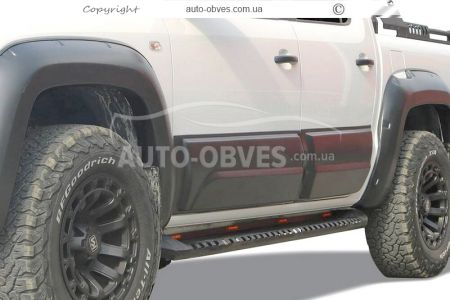 Силовые подножки для Mitsubishi L200 2015-2018 - type: v2 фото 2