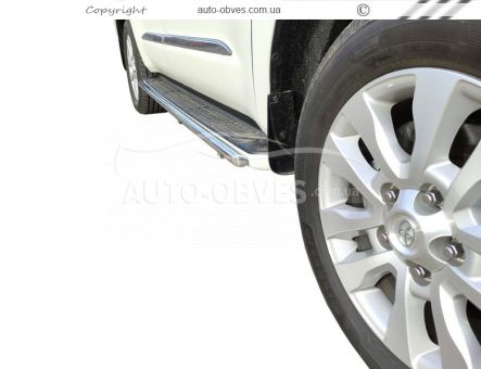 Защита штатного порога для Toyota Sequoia фото 0