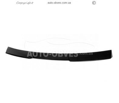Glass hood lip BMW 3 series G20, 21 2020-... - type: black фото 0