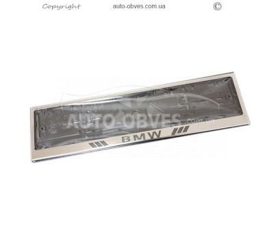 License plate frame for BMW - 1 pc фото 0