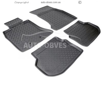 Floor mats BMW 5 F10, F11 2011-2013 - type: set, model фото 0