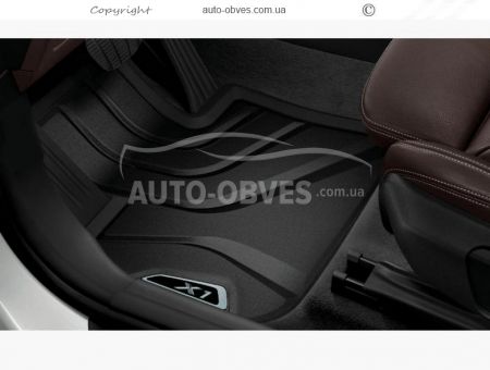 Коврики оригинальные BMW X1 F48 2016-... X-line - тип: передние 2шт фото 3