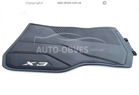 Floor mats original BMW X3 G01 2017-... - type: front 2pcs фото 2