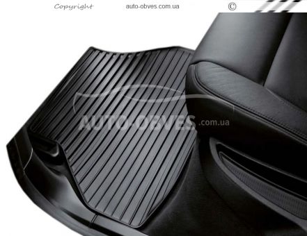 Floor mats original BMW X6 E71 2008-2014, strip - type: rear 2pcs фото 0