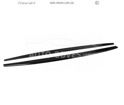 Накладки на бічні пороги BMW 3 series F30 - тип: black фото 0