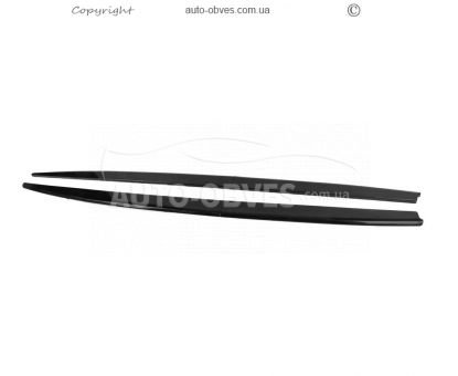 Накладки на бічні пороги BMW 3 series F30 - тип: black фото 1