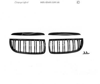 Nostrils BMW 3 series E90 2005-2008 - type: m-look black gloss фото 1