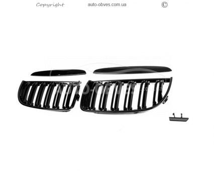 Nostrils BMW 3 series E90 2005-2008 - type: m-look black gloss фото 0