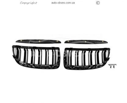 Nostrils BMW 3 series E90 2005-2008 - type: m-look black gloss фото 2