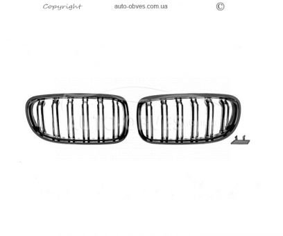 Ніздрі BMW 3 series E90 2008-2011 - type: m-look чорний глянець фото 1