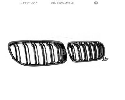 Ніздрі BMW 3 series E90 2008-2011 - type: m-look чорний глянець фото 2