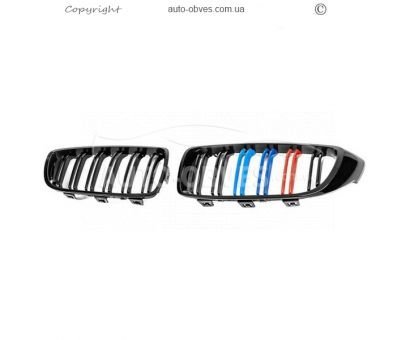 Решітка ніздрі BMW 3 series F30 - тип: M3 F80 M-Color фото 0