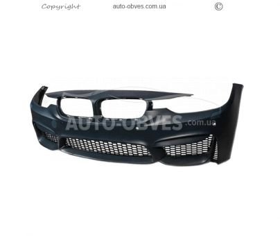 Передній бампер BMW 3 series F30 - type: в стилі F80 М3 фото 0
