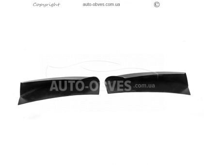 Передня накладка BMW 3 series E90 LCI M Technic - type: flap чорний глянець фото 2