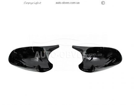 Накладки на зеркала BMW 3 серия E90, E91 2008-2011 - тип: 2 шт tr style с клипсами фото 3
