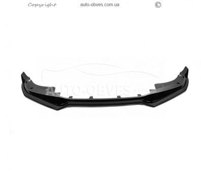 Передня накладка BMW 4 серія G22, 23, 26 2020-... - type: lip v2 чорний глянець фото 3