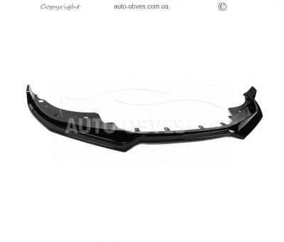 Передня накладка BMW 4 серія G22, 23, 26 2020-... - type: lip v2 чорний глянець фото 1
