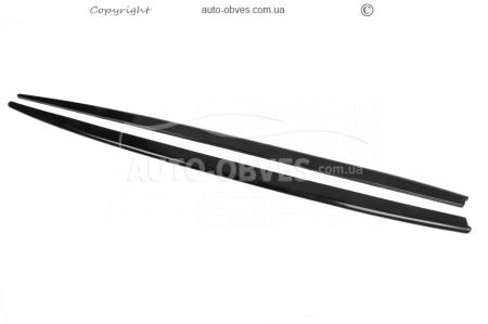 Side sills BMW 5 series F10 - type: black v2 photo 3