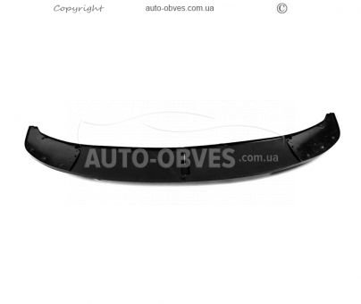 Front bumper lip BMW 5-series F10 - type: lip v1 for M-performance, black photo 2