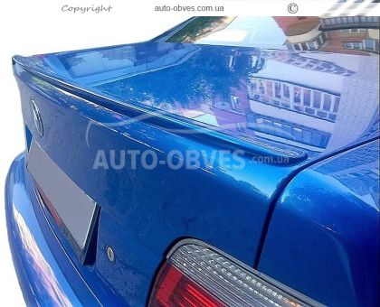 Trunk lid spoiler for BMW 5 E39 1995-2003, abs фото 3