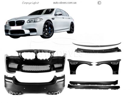 Комплект обвісів BMW 5 series F10 2011-2015 - тип: повний м-пакет фото 0