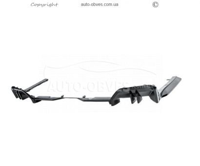 Задній дифузор BMW 5, i5 серія g60, g60E, g61 2024-... - type: gloss black для М-Sport фото 0