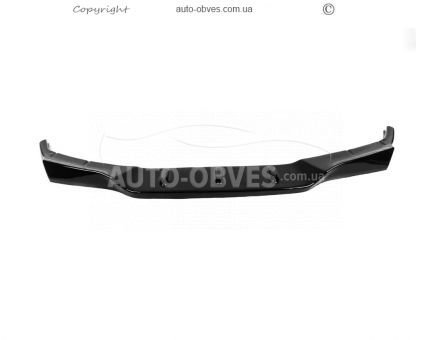 Передня накладка BMW 5 series G30 для M5 - type: lip чорний глянець фото 3