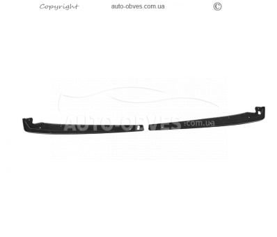 Rear bumper protectors BMW 5 series G30, 31 2016-2023 - type: flap gloss black photo 2